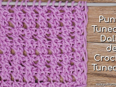 Punto Tunecino Dalia de Crochet Tunecino | Aprende Crochet Tunecino Paso a Paso