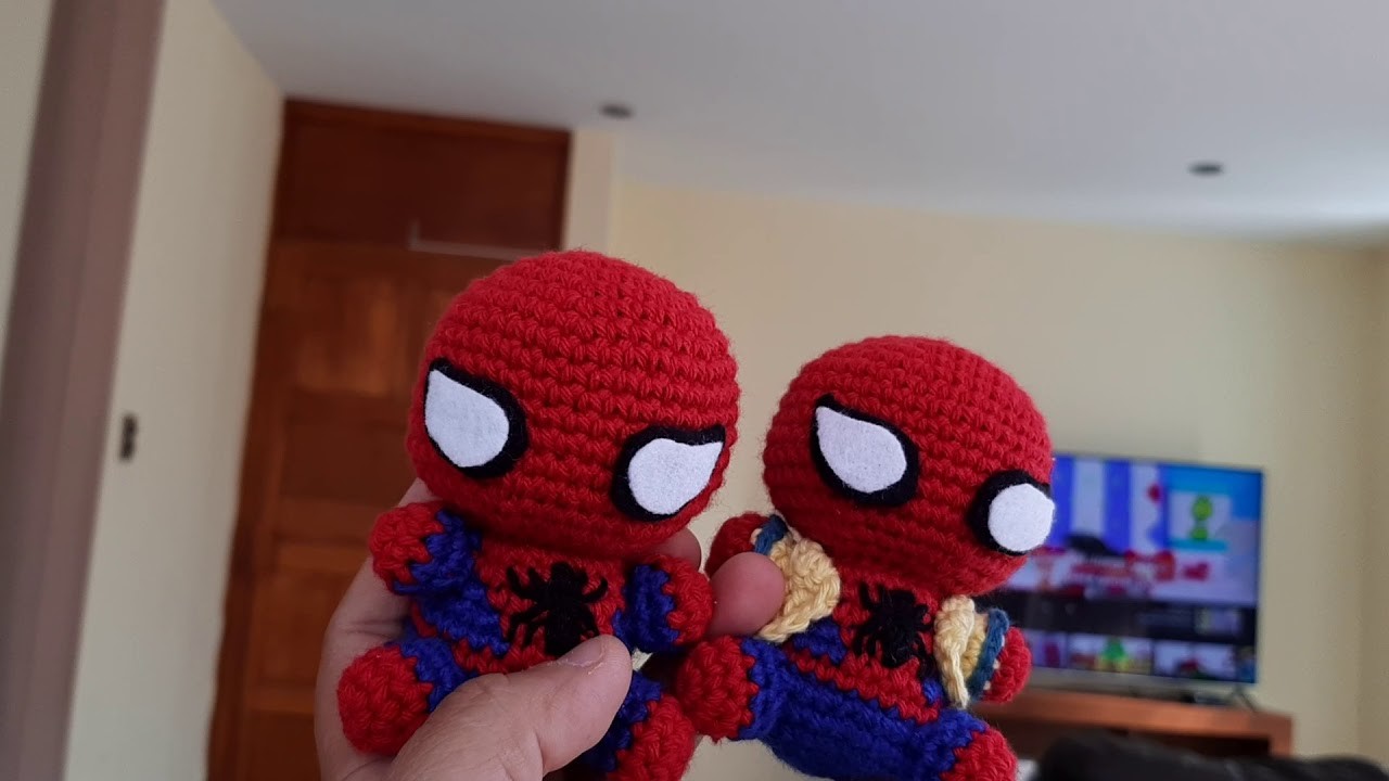 Spiderman Homecoming amigurumi crochet