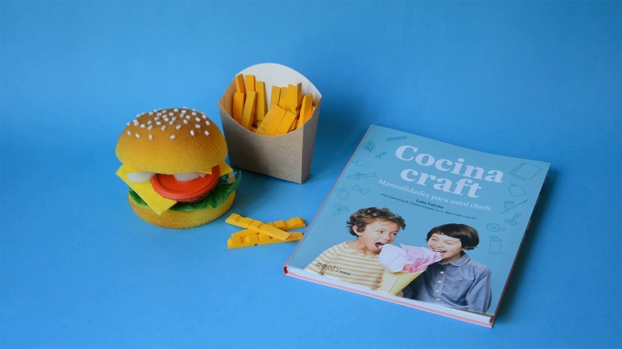 25 manualidades explosivas para niños, con 'Cocina craft', el libro loquísimo de Laia Falcón