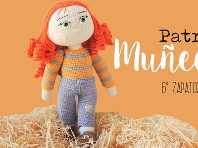 6º Clase: Cómo tejer esta bonita muñeca (amigurumi) al crochet.