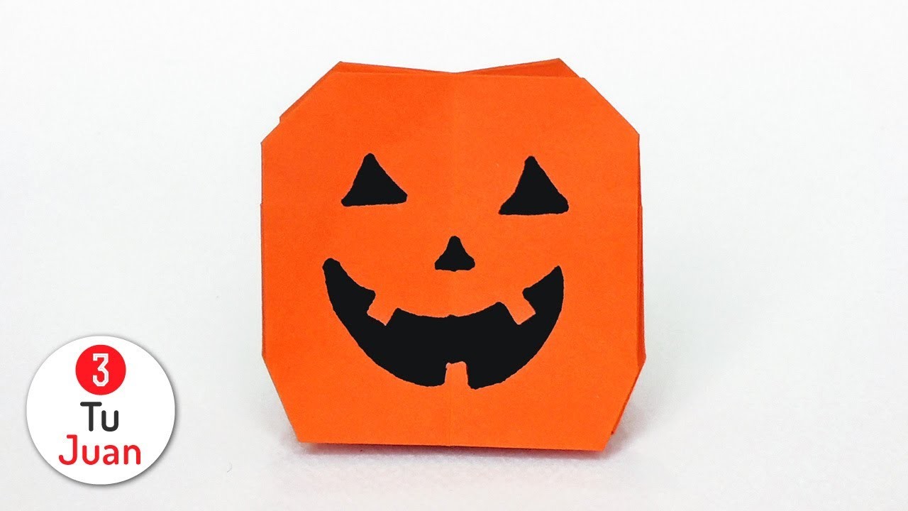 Calabaza de Papel para Decorar en Halloween - Manualidades de Origami DIY ????