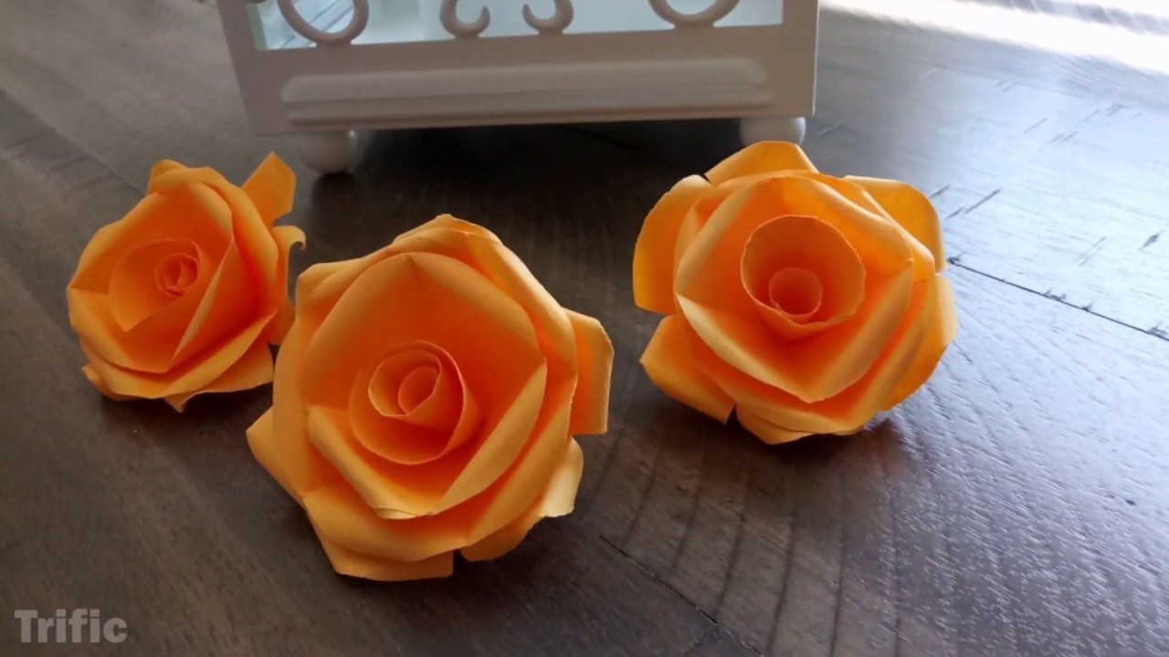 Como hacer FLORES DE PAPEL. Beautifull paper roses ???????????? DIY Manualidades 2022