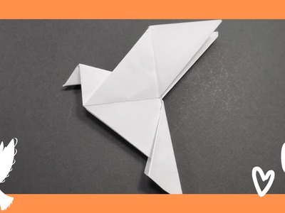 ????️Como hacer la PALOMA DE LA PAZ. Origami.❤️????️