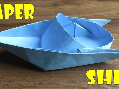 Como Hacer un Barco de Papel Fácil! Origami - How to make a Paper Ship