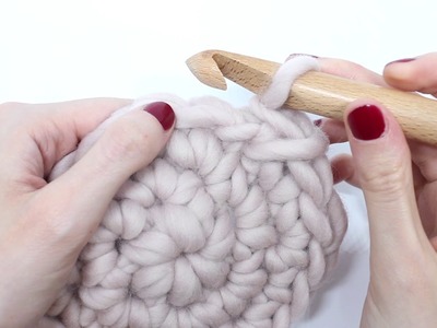 Cómo tejer punto mimbre en crochet I