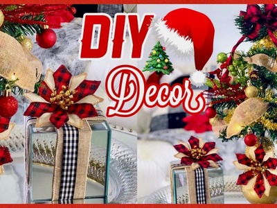 Diy Dollar Tree Decor.Ideas Para Decorar Navidad 2019.Arbolito de Mesa y caja de Espejos.Nady