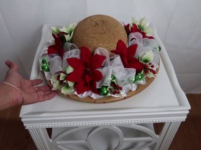 DIY Sombrero Navideño Adorno-Door Christmas Hat