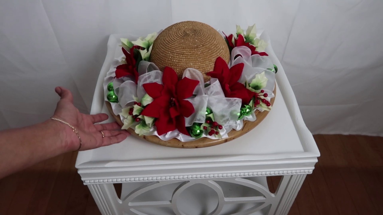 DIY Sombrero Navideño Adorno-Door Christmas Hat