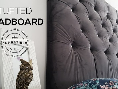 DIY Tufted Headboard | Cabecera Capitonada