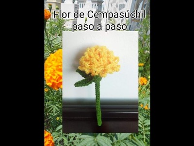 Flor de Cempasúchil Crochet