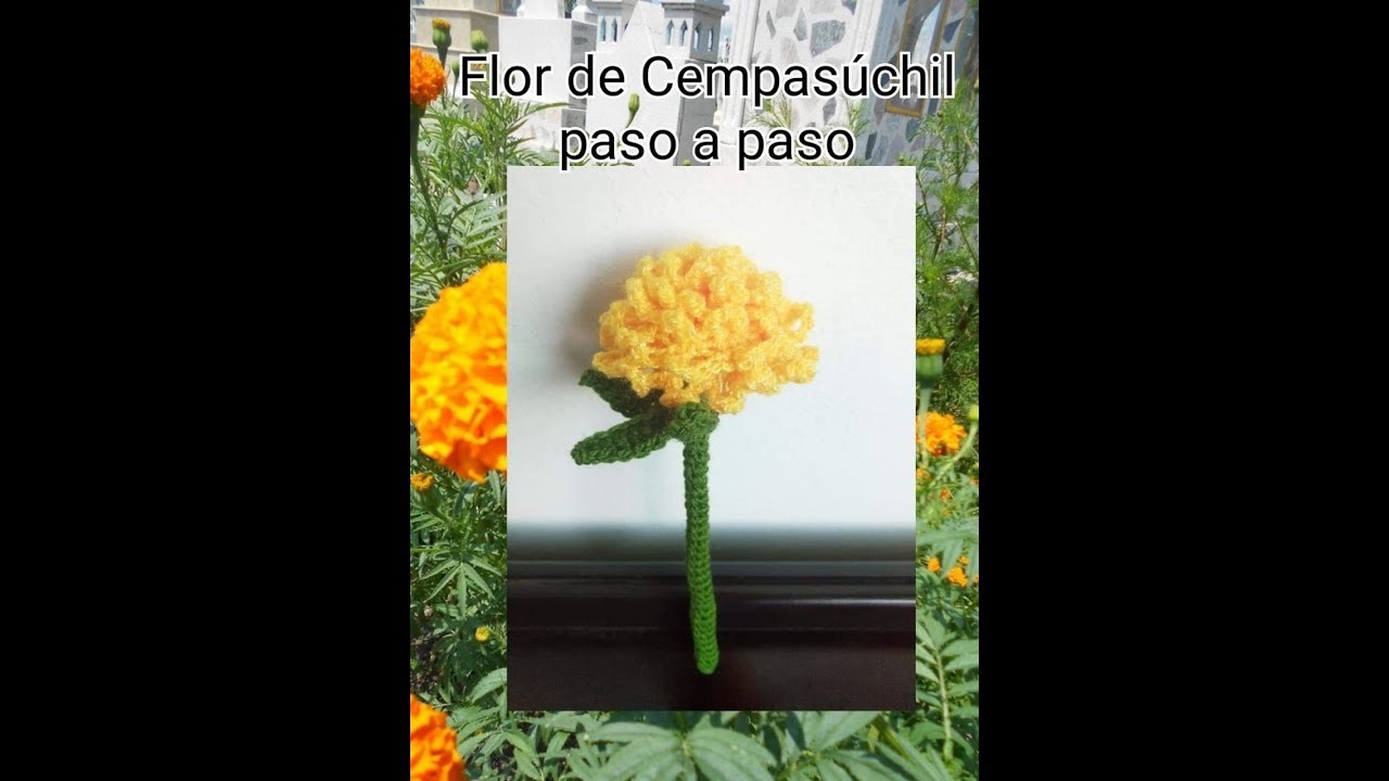 Flor de Cempasúchil Crochet