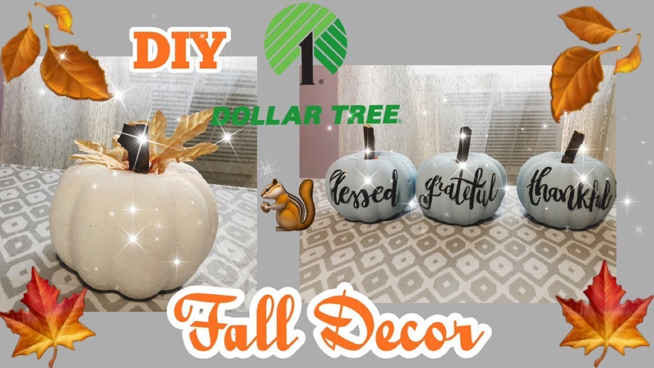 IDEAS PARA DECORAR ????FALL DECOR 2019????DIY DOLLAR TREE????DIY DECORACIÓN