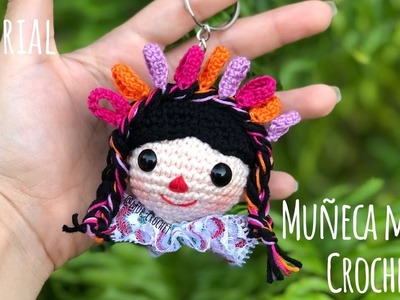 Llavero Muñeca María | Crochet | Diestra