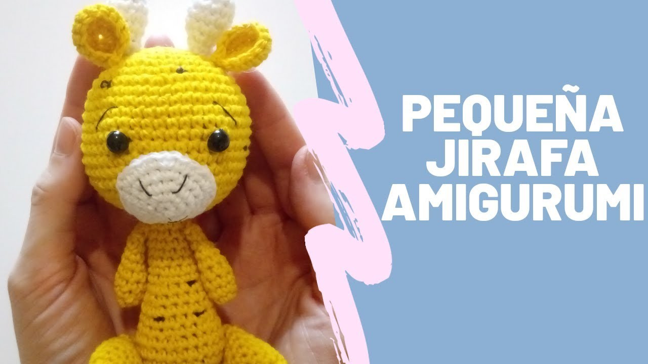 Pequeña Jirafa amigurumi  :) (tejida a crochet) giraffe amigurumi with english instructionss