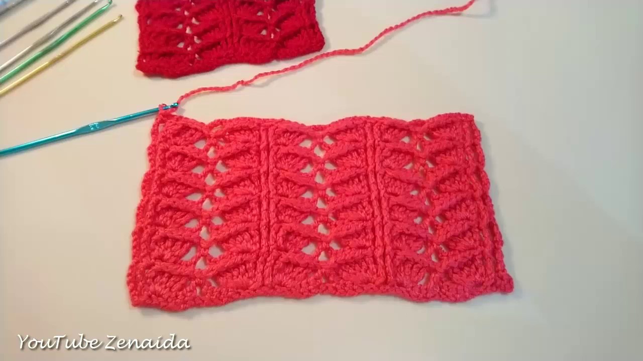 Puntada para bufandas Crochet