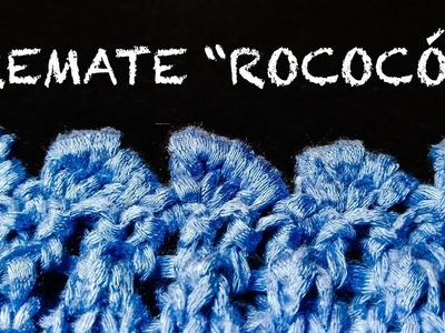 Remate "Rococó" (ganchillo. crochet)