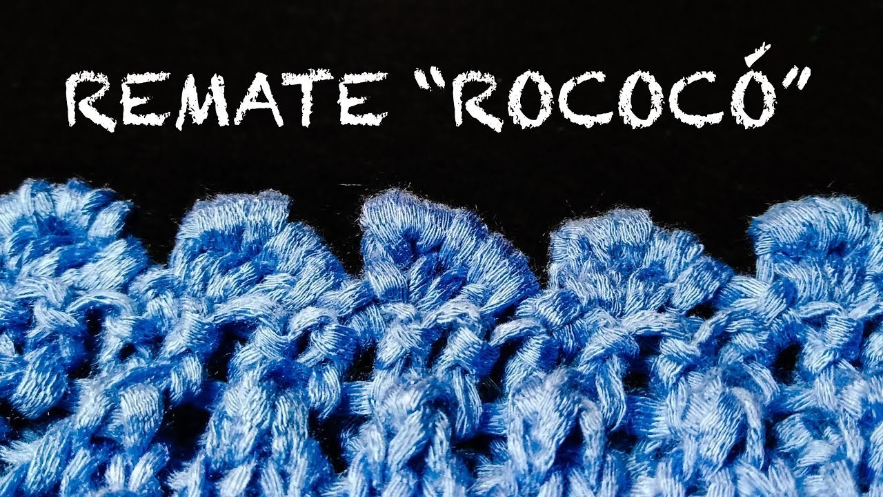 Remate "Rococó" (ganchillo. crochet)