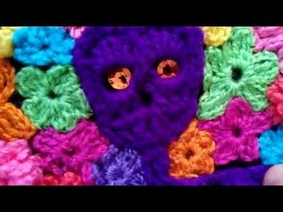 Tutorial: cuadro crochet con flores y esqueleto