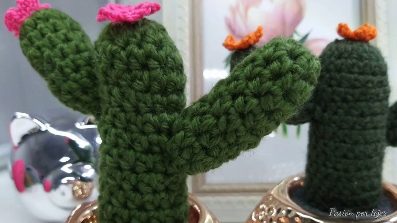 Cactus #3 tejido a crochet