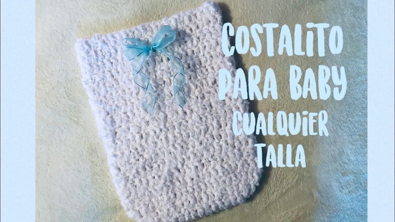 Costalito | capullo para bebé tejido a crochet paso a paso Nya Crochet❤️