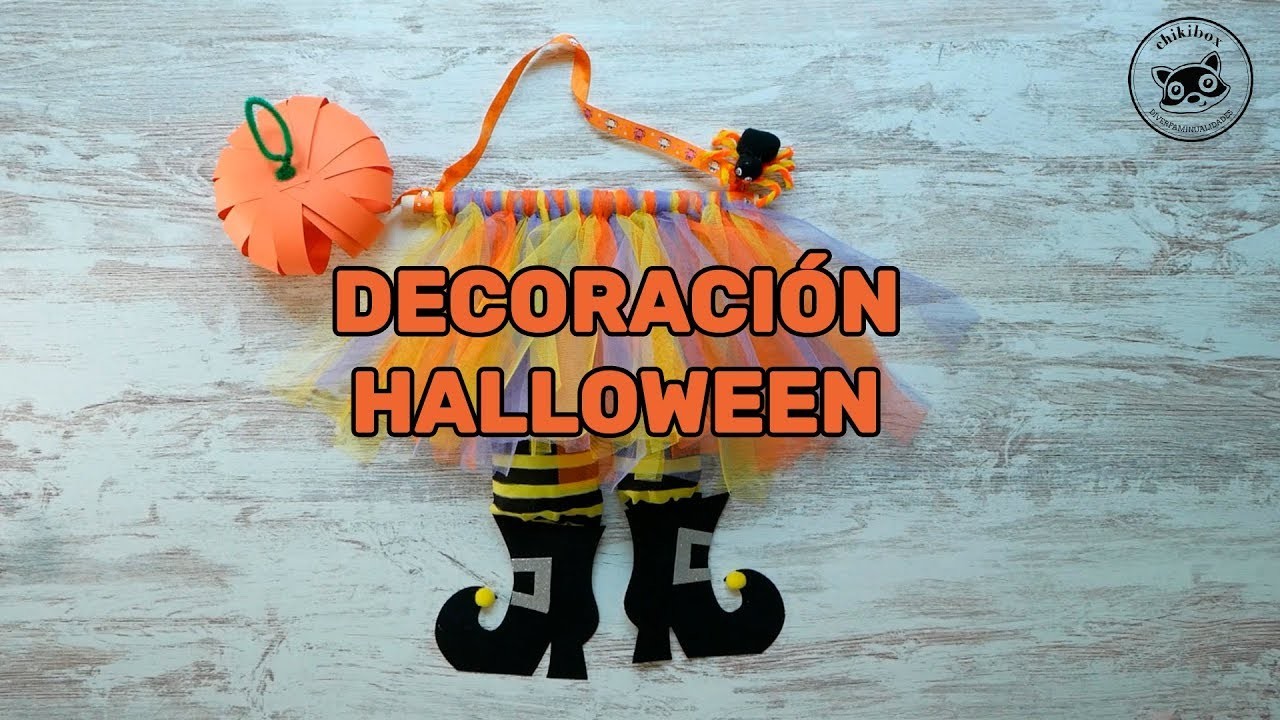 Decoración Halloween - Manualidades fáciles para niños con Chikibox