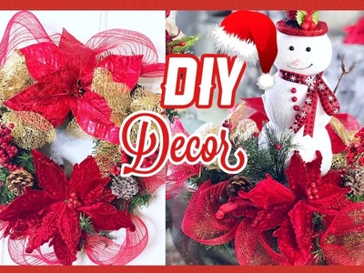 DIY Dollar Tree Christmas Decor 2019.Decoracion Navidad 2019.Corona navideña Centro de Mesa.Nady