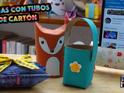 Manualidades fáciles con tubos de papel higiénico