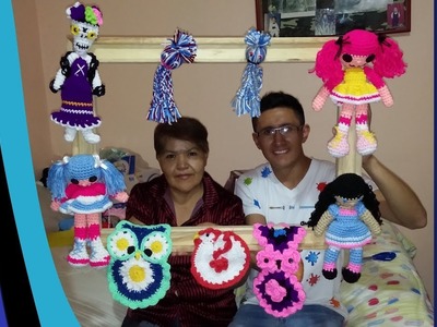 Mi tía Lorenza y sus muñecos de estambre tejido a croché
