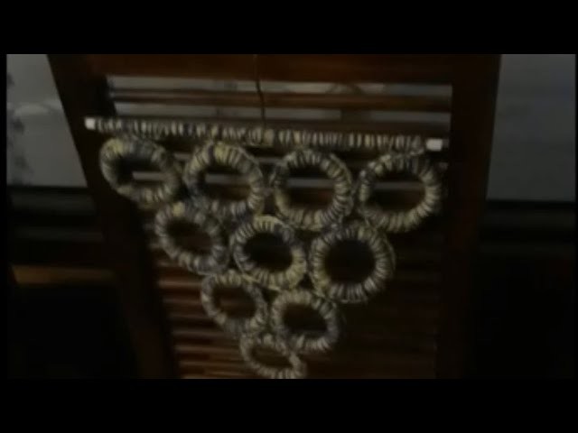 Porta pañuelos de ganchillo