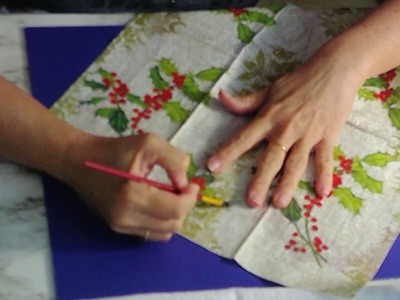 TUTORIAL DE COMO HACER TECNICA DE DECOUPAGE CON SERVILLETA | CARY VICTORE | MANUALIDADES
