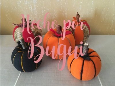 Calabazas Patchwork. Halloween. Navidad. How tou make.