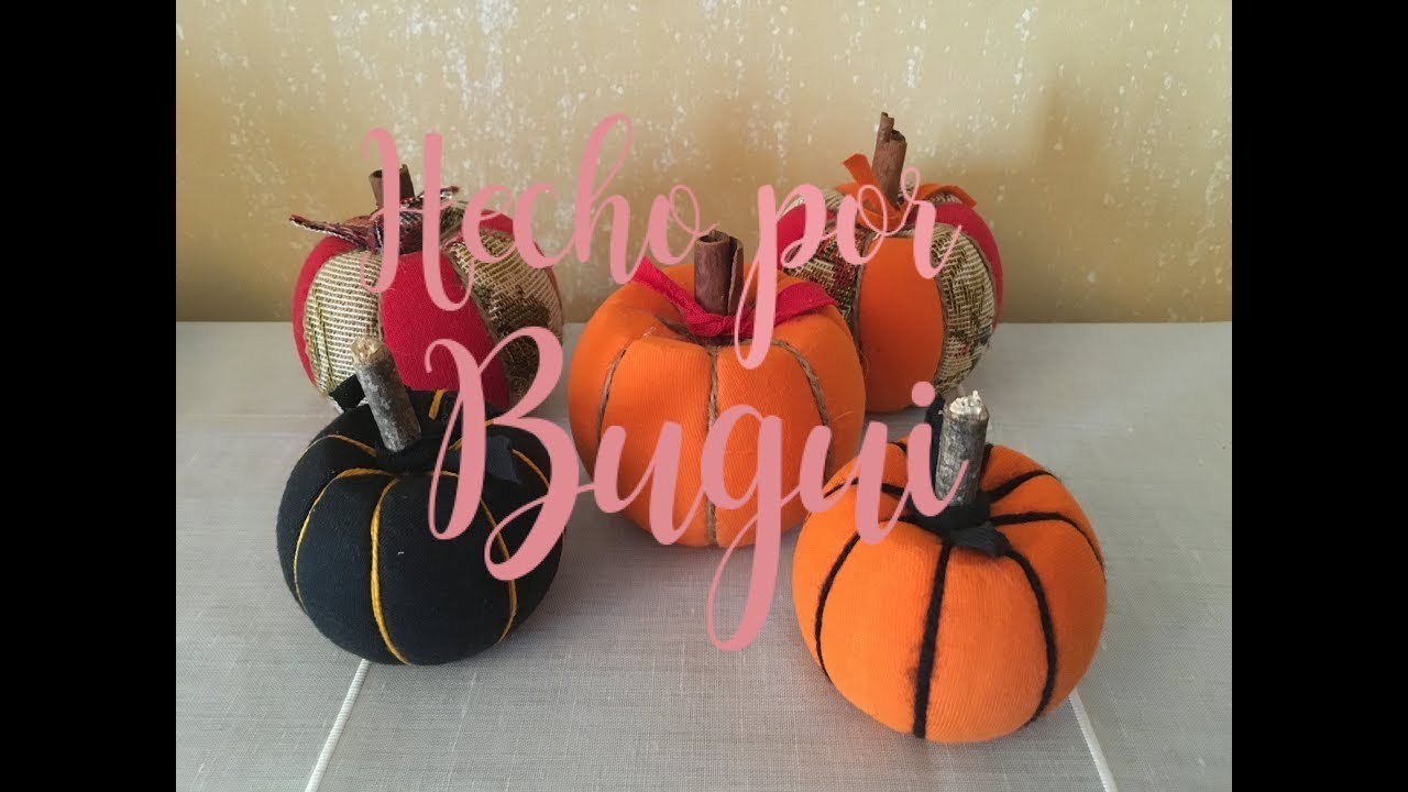 Calabazas Patchwork. Halloween. Navidad. How tou make.