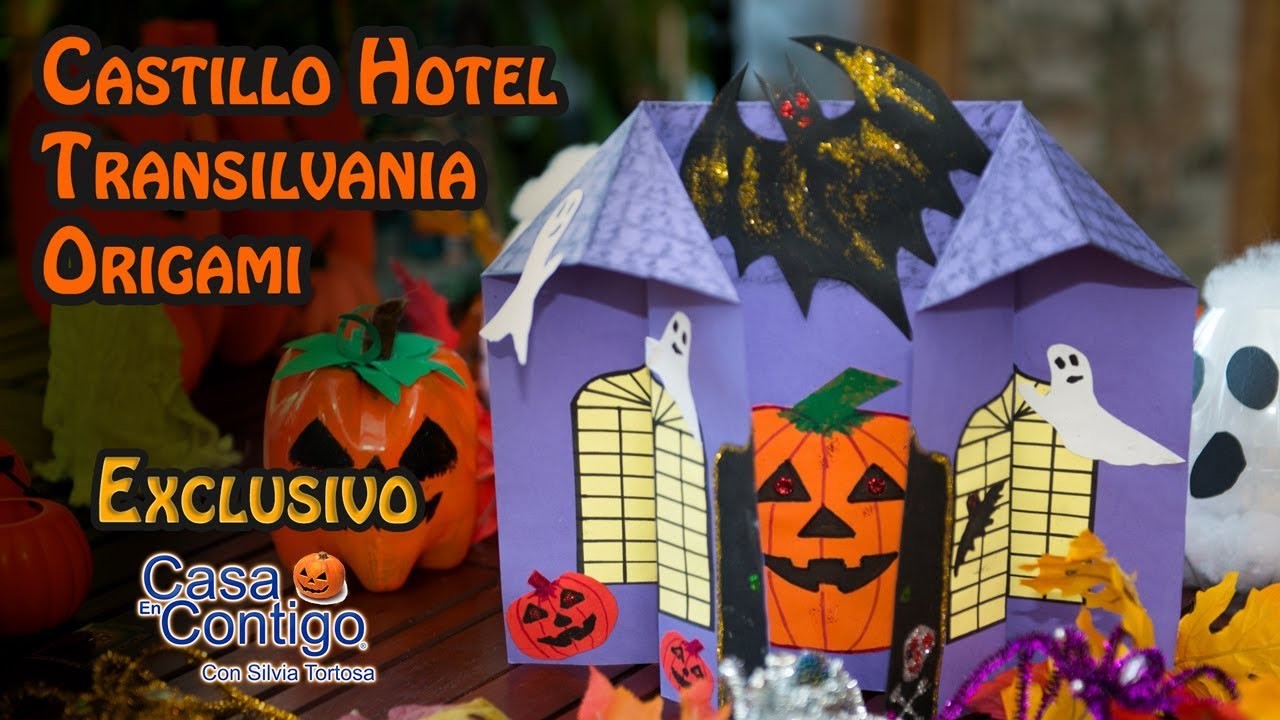 Castillo Hotel Transilvania Origami Muy Facil de Hacer