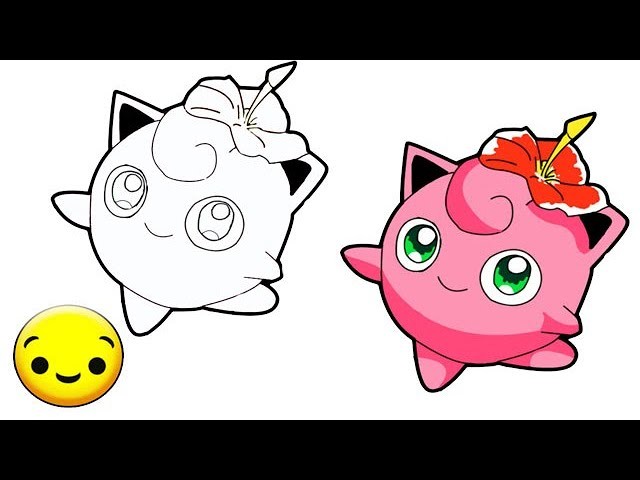 Como dibujar pokemon Dibujo para niños de Jigglypuff Fácil