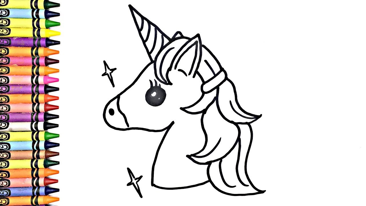 Como Dibujar un unicornio. Dibujos fáciles para niños