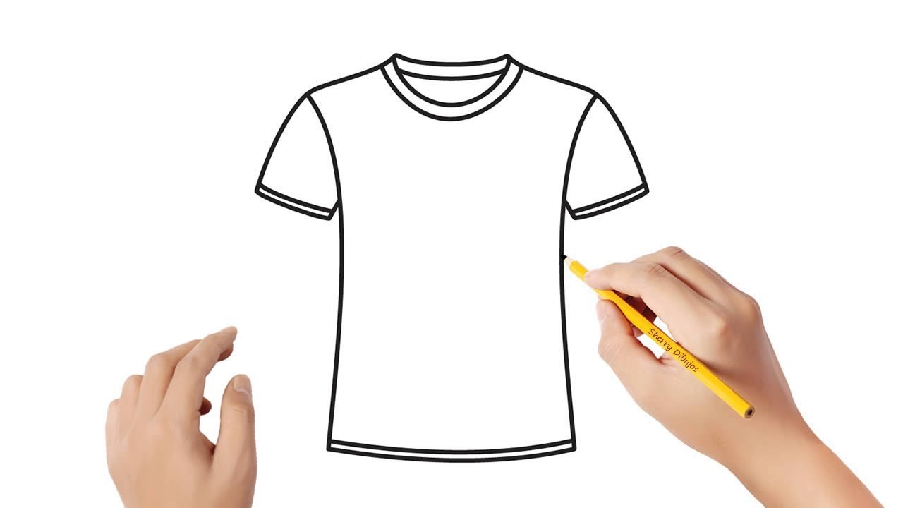 Cómo dibujar una camiseta | Dibujos sencillos