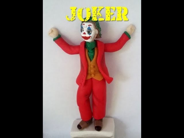 Como hacer Joker. como hacer guason en porcelana fria. joker pasta francesa