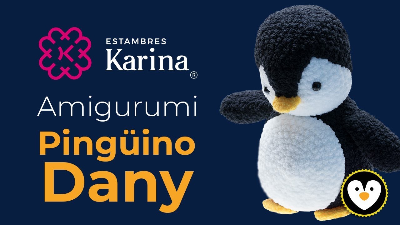 Cómo tejer un amigurumi Pingüino  fácil y paso a paso (Parte 1)- Alize Estambres Karina