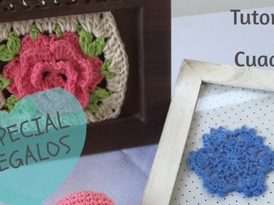 Cuadros a crochet #regalos #easycrochet #decoración