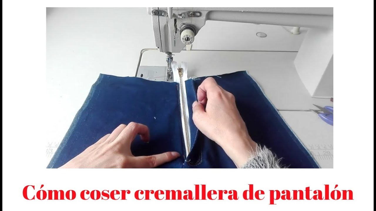 DIY Cómo coser cremallera de pantalón