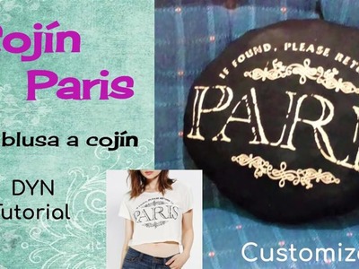 ✂️DYN Customizar: De  BLUSA A COJÍN DECORATIVO . FACILISIMO. HOME. TUTORIAL