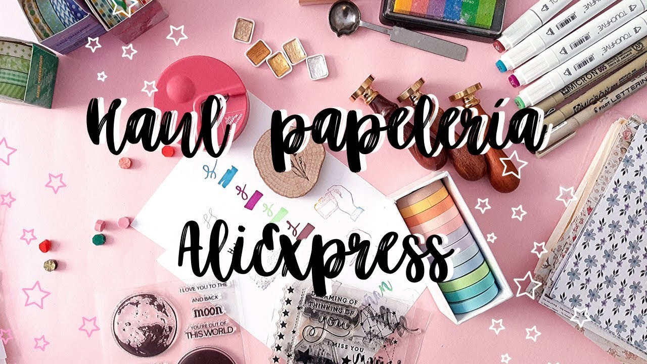 Haul Aliexpress | Papelería Scrapbook ♡