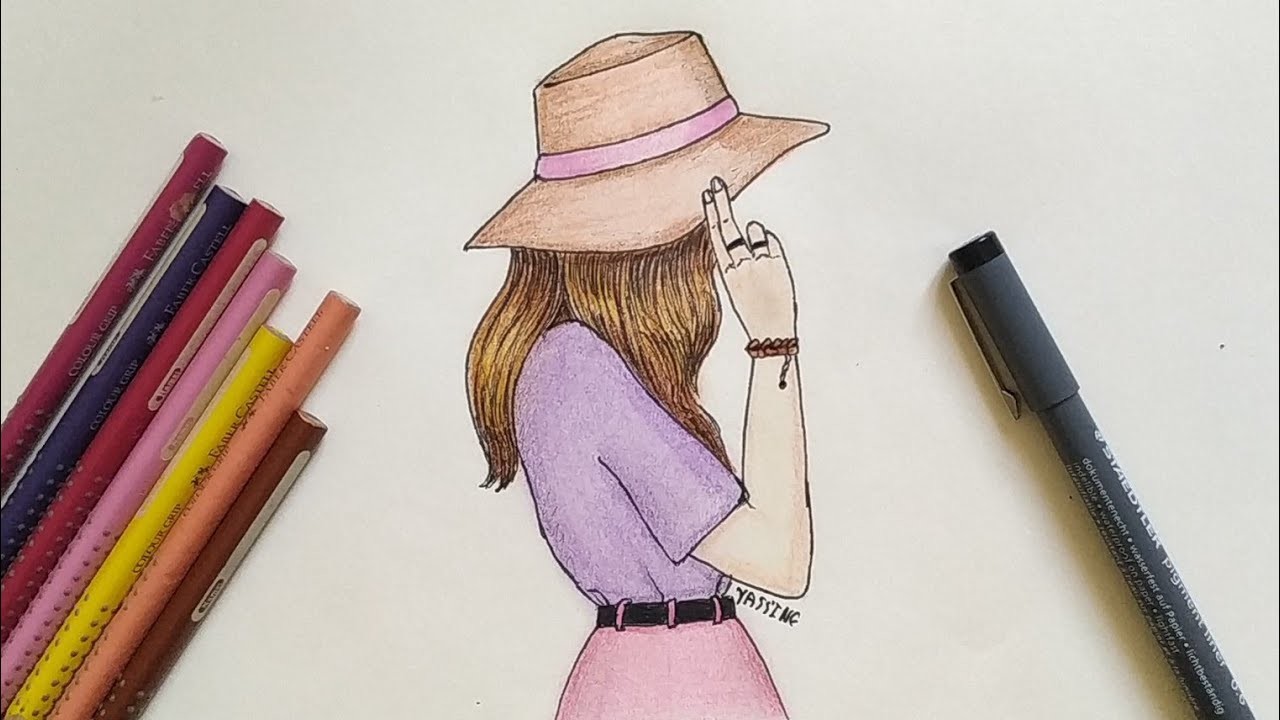 Como desenhar Garota Tumblr | COMO DIBUJAR UNA CHICA TUMBLR