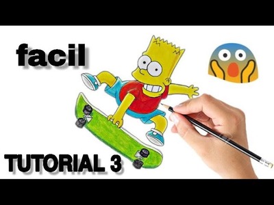 ???? Como DIBUJAR a Bart Simpson PASO A PASO Facil ✅ dibujo de Bart Simpson | how to draw bart simpson