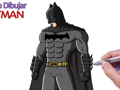 Como Dibujar a Batman Paso a Paso - Dibujos para Dibujar - Dibujos Faciles de Batman