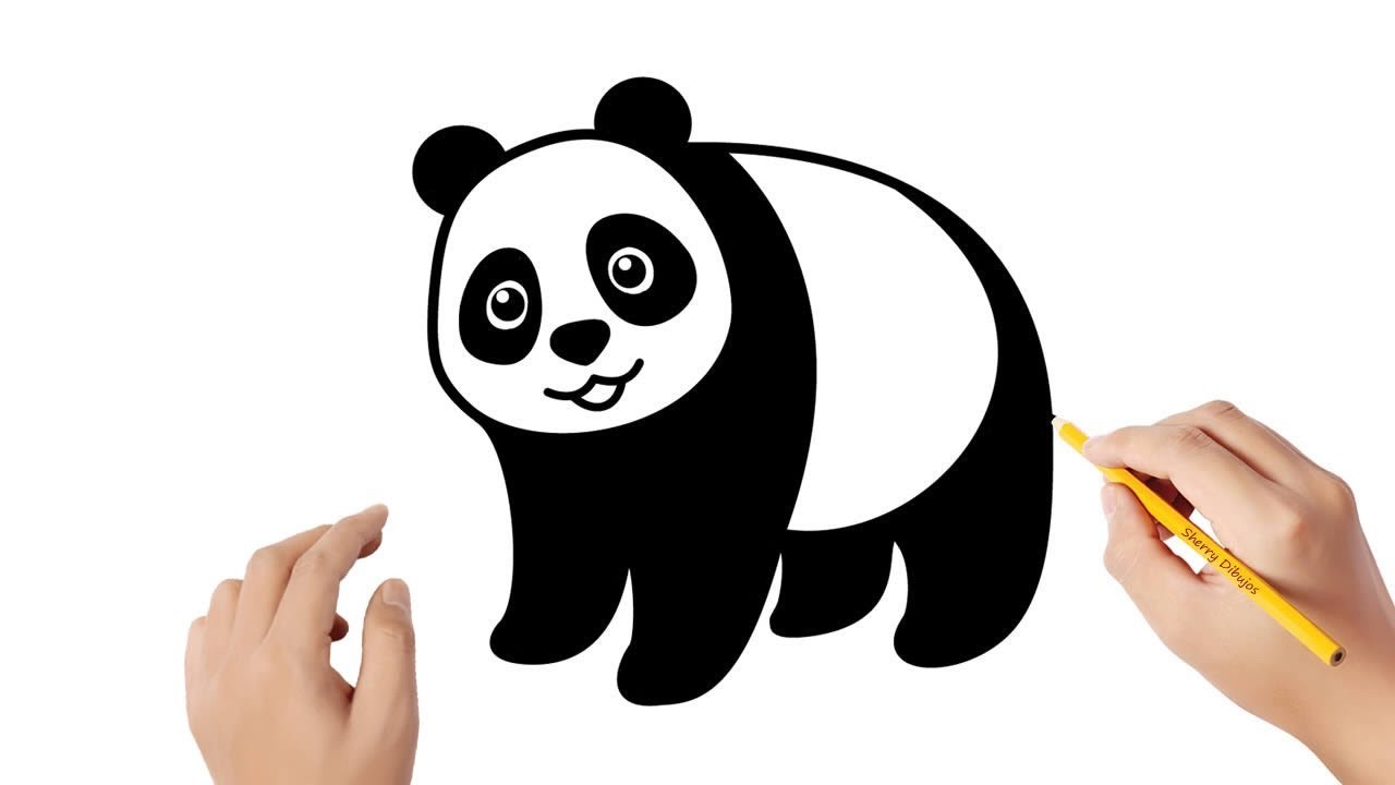 Cómo dibujar un panda | Dibujos sencillos