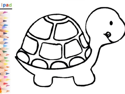 Como Dibujar una TORTUGA | dibujos para niños ????⭐ How to Draw a TURTLE | drawings for kids
