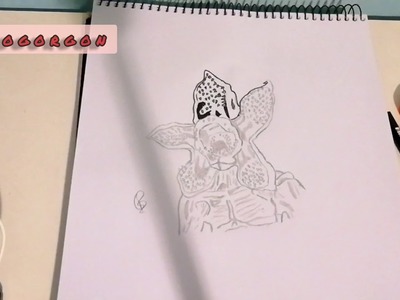 Dibujando al demogorgon.dibujos #5