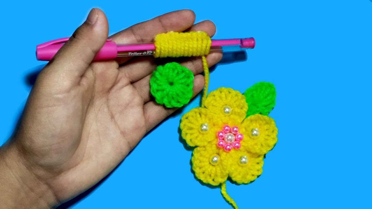 HAZ FLORES DE FORMA SENCILLA #20. Hand Embroidery Amazing Trick, Easy Flower Embroidery, Sewing Hack