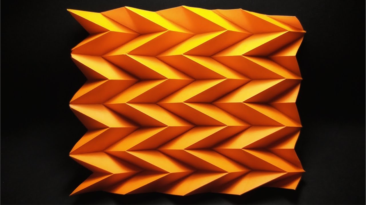 Teselado de Herringbone - Tutorial de Origami